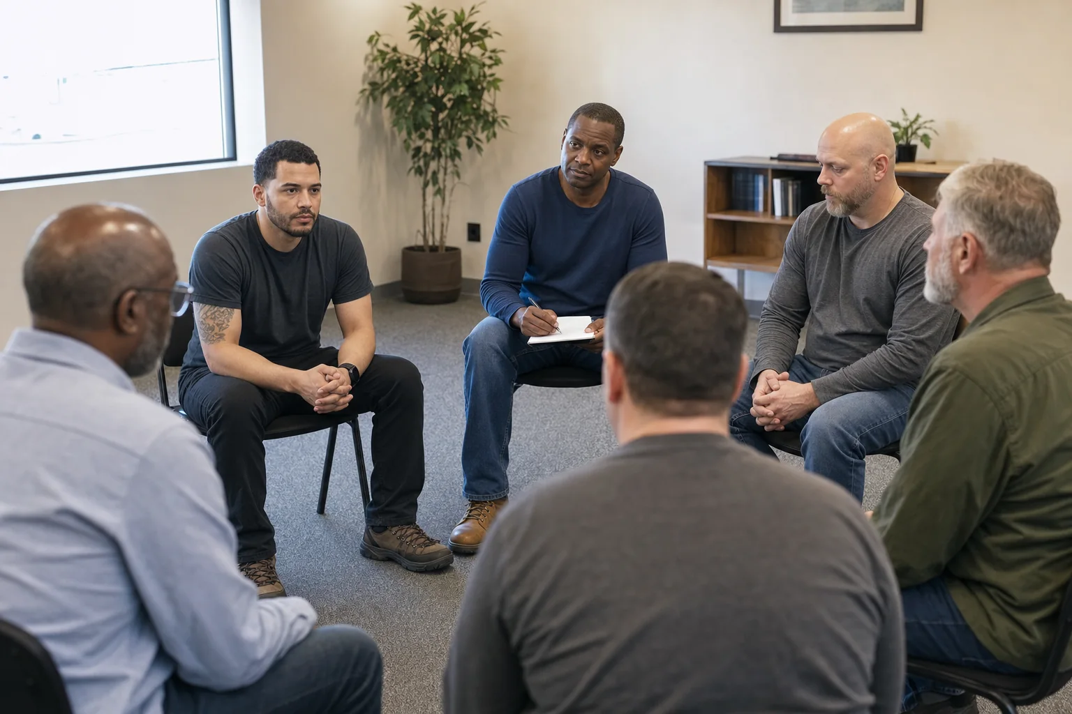 Facilitated adult accountability and behavior-change group